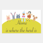 Home Herd White Stickers