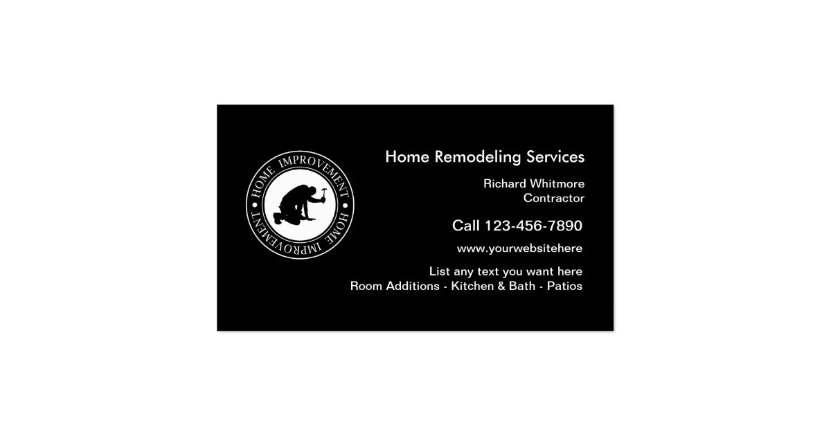 Home Improvement Business Cards Zazzle