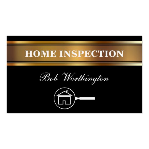 Home Inspection Business Cards