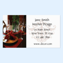 Home Interior Business Card business cards