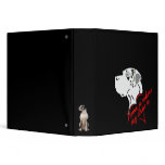 Home is where my dane is vinyl binders