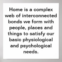 HOME IS WHERE... POSTER