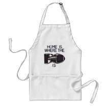 "Home is Where the Bomb is" aprons