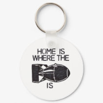 "Home is Where the Bomb is" keychains