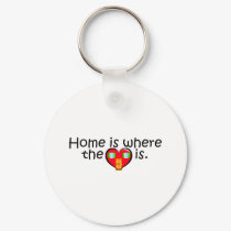 Home Is Where The Heart Is keychains