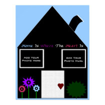 Home Is Where The Heart Is Photo Template posters