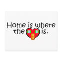 Home Is Where The Heart Is postcards