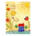 home is where the heart is postcard