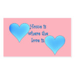 Home is Where the Love Is Business Card Template