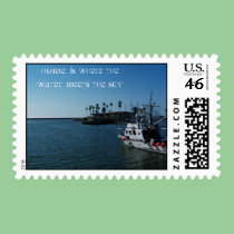 Home, Is Where The Water Meets the sky postage