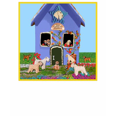 Home is Where the Wheaten Is Tshirts by wheatenterrier