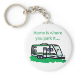 Home is where you park it. keychains