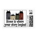 Home Is Where Your Story Begins! postage