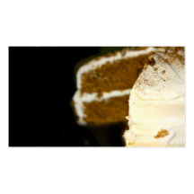 Home made cake business card templates