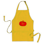 home made pumpkin aprons