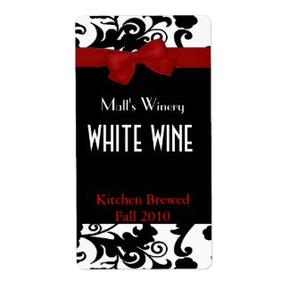 Home Made Wine Labels label