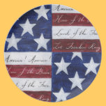 Home of the Brave Flag Plate plates