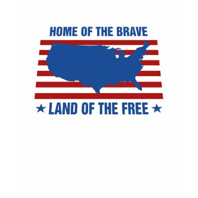 Home of the Brave t-shirt by patriotic_tshirts