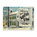 Home of the Famous Santa Claus School postcards