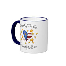 Home Of The Free Because Of The Brave Coffee Mug