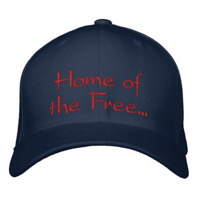 Home of the Free Because of the Brave Hat Baseball Cap Home of the Free Because of the Brave Hat Baseball Cap