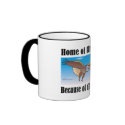 Home of the Free Because of the Brave mug