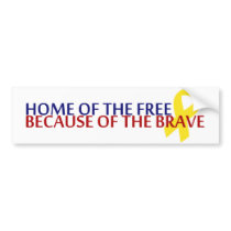 Home of the Free Bumper Stickers