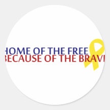 Home of the Free Sticker
