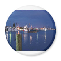 Home Of the shrimp boats Refrigerator Magnet
