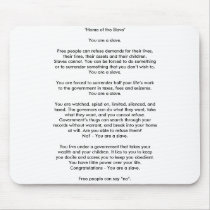 "Home of the Slave" mousepads by Suijuris "Home of the Slave" mousepads