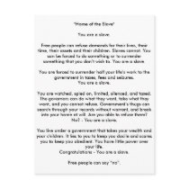 "Home of the Slave" postcards by Suijuris "Home of the Slave" postcards