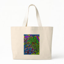 Home on the Abyss Canvas Bags