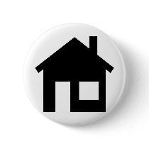 Home real estate pinback buttons