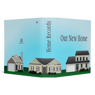Home Records Customizable Binder