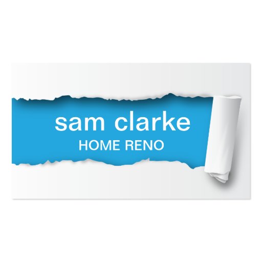 Home Renovation Business Card
