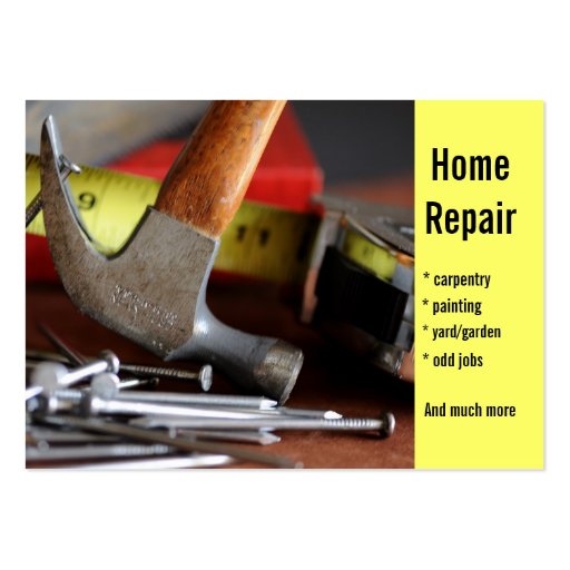 Home Repair,  carpentry,  painting ... Business Cards