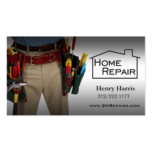 Home Repair Handyman Business Card Templates