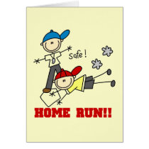 Home Run Boys Baseball Tshirts and Gifts cards by stick_figures Home Run Boys Baseball Tshirts and Gifts cards