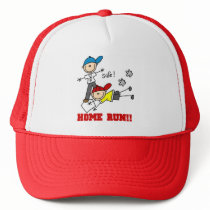 Home Run Boys Baseball Tshirts and Gifts hats by stick_figures Home Run Boys Baseball Tshirts and Gifts hats