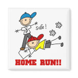 Home Run Boys Baseball Tshirts and Gifts Refrigerator Magnets