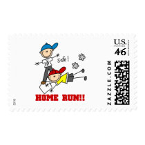 Home Run Boys Baseball Tshirts and Gifts postage by stick_figures Home Run Boys Baseball Tshirts and Gifts postage