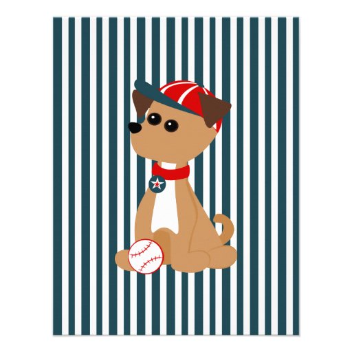 Home Run Doggie! Invitations