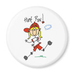 Home Run! Stick Figure Magnet