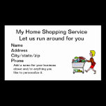 Home Shopping Service business cards