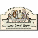 "Home Sweet Home" - Decorative Door Sign photo sculptures