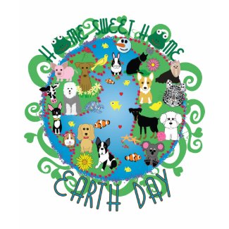 Home Sweet Home Earth Day Animals T-Shirt shirt