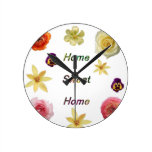 "Home Sweet Home kitchen clock"*