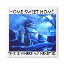HOME SWEET HOME magnets by adeolagbadamosi HOME SWEET HOME magnets
