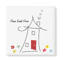 Home Sweet Home Magnet Favors by paisleyinparis Home Sweet Home Magnet Favors