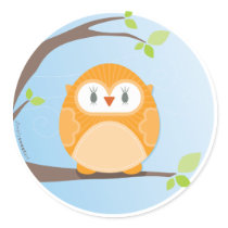 HOME SWEET HOME :: Owl in a tree 4 stickers